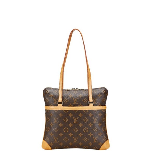 Louis Vuitton Handbags - LOUIS VUITTON Authentic Brown Monogram Leather Shoulder Bag